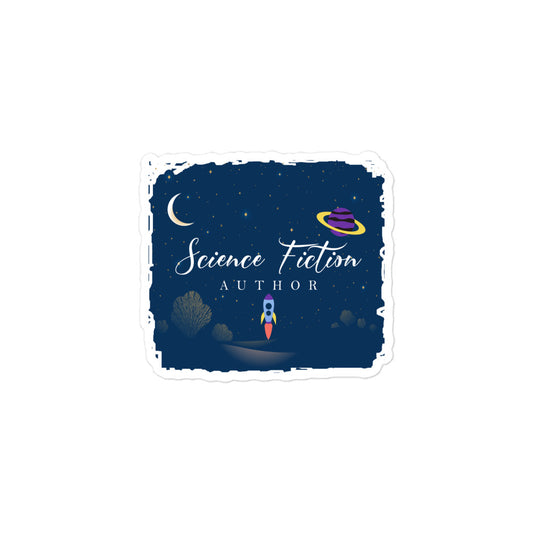 Science Fiction Author Bubble-free stickers