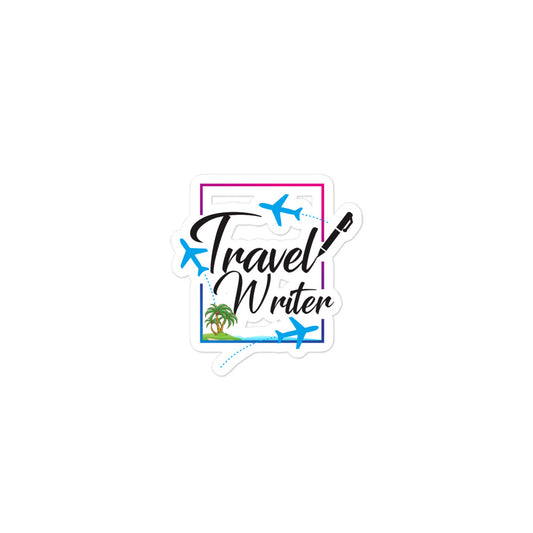 Travel Writer Bubble-free stickers