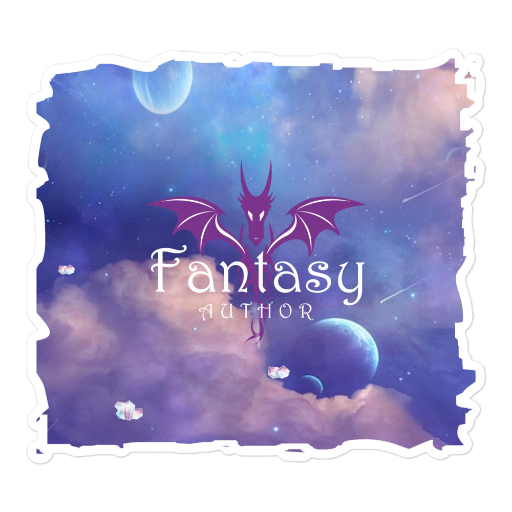 Fantasy Author Bubble-free stickers
