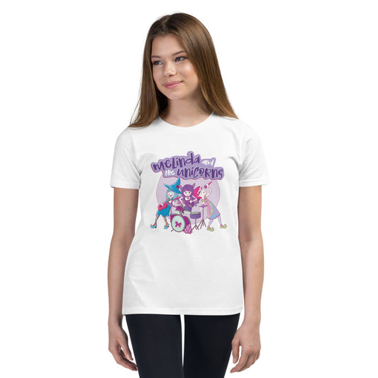 Melinda and the Unicorns Youth Short Sleeve T-Shirt