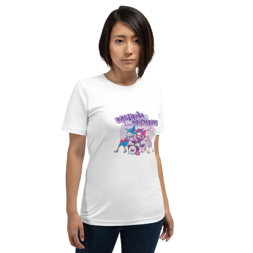 Melinda y los Unicornios Short-Sleeve Unisex T-Shirt (Spanish)