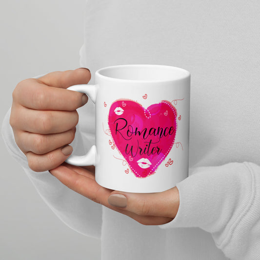 Romance Writer #2 White glossy mug